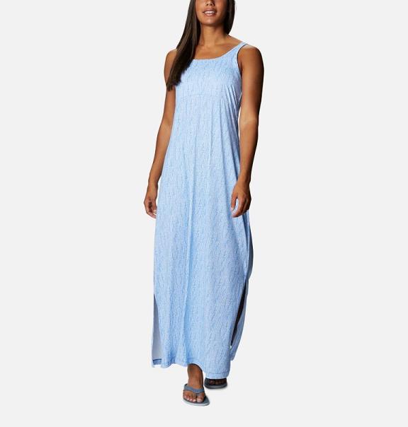 Columbia PFG Freezer Dresses Blue For Women's NZ90342 New Zealand